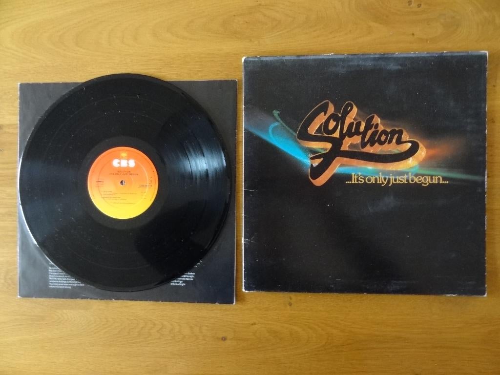 LP Solution - It's only just begin, Cd's en Dvd's, Vinyl | Rock, Ophalen of Verzenden, Gebruikt, 12 inch, Poprock
