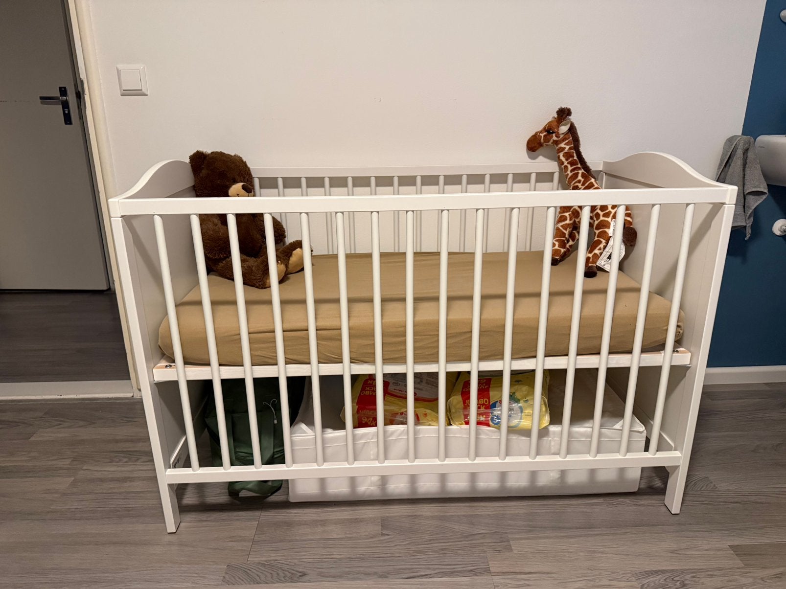 Sundvik ikea babybed ledikant, Ophalen, Zo goed als nieuw, Ledikant