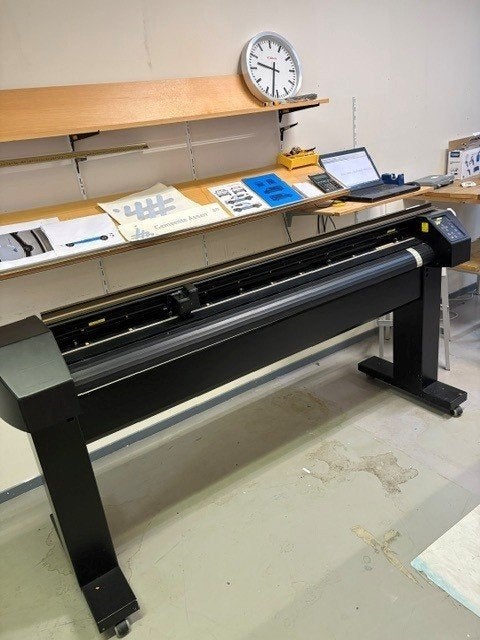 Summa plotter Model T1600SL, Ophalen