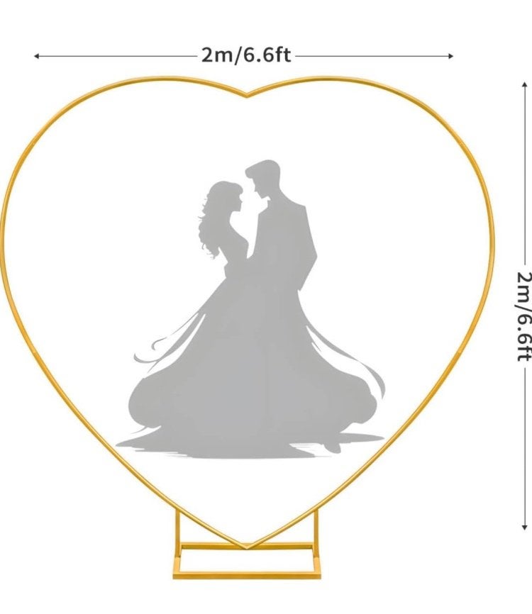Hartjesboog voor bruiloft /babyshower Backdrop Ballonnenboog, Ophalen, Zo goed als nieuw, Versiering, Valentijn of Romantisch