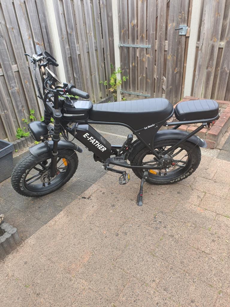 La Souris E-Father V8 - C80 Black Special Edition E-bike, 59 cm of meer, Ophalen, Zo goed als nieuw, Overige merken