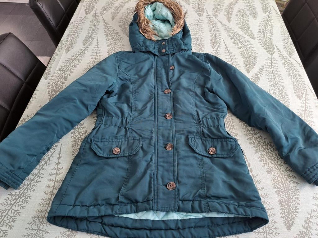 H&M kinder winterjas, Kinderen en Baby's, Kinderkleding | Maat 128, Ophalen of Verzenden, Zo goed als nieuw, Jongen of Meisje