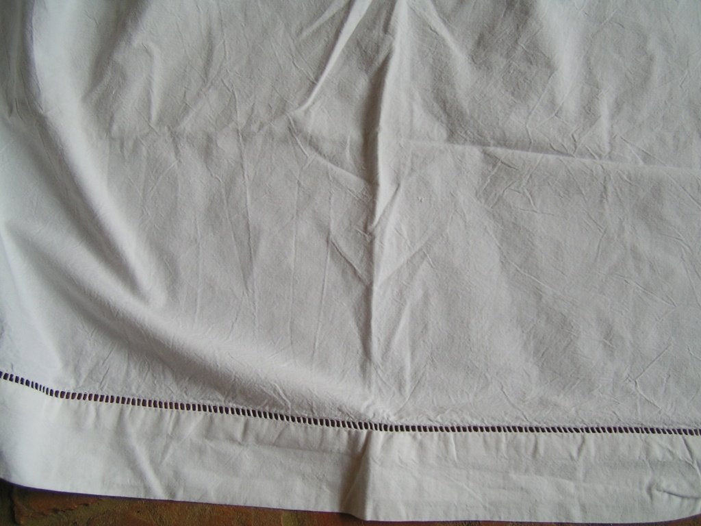 laken nr AA 611, Gebruikt, Eenpersoons, Verzenden, Wit