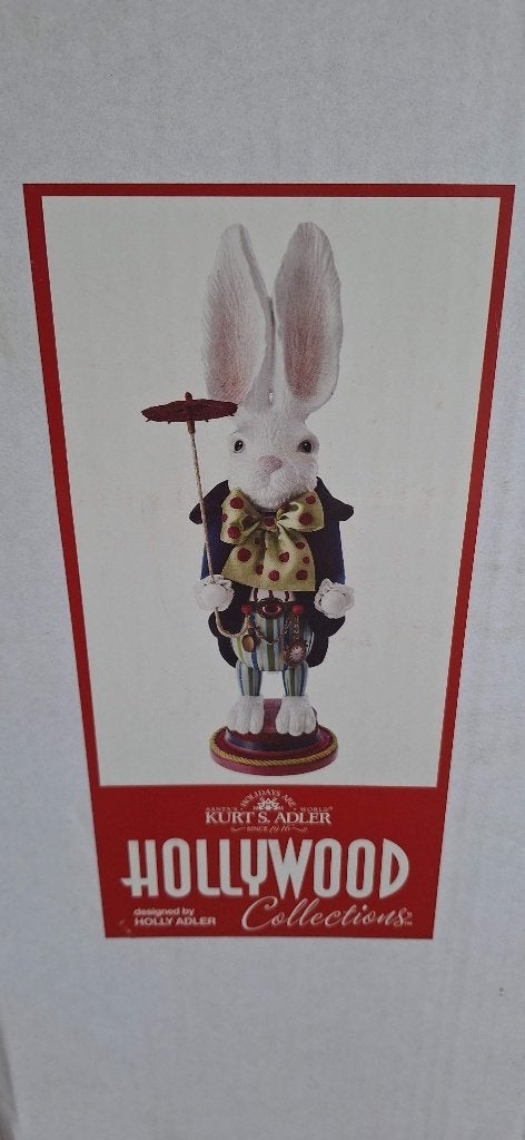 Notenkraker Alice Wonderland konijn nutcracker kurt adler, Diversen, Ophalen of Verzenden, Nieuw