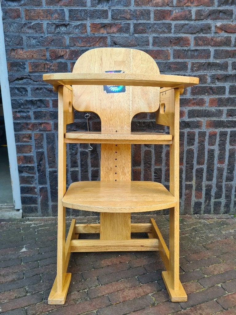 Houten kinderstoel, Ophalen, Gebruikt, Overige typen, Afneembaar eetblad