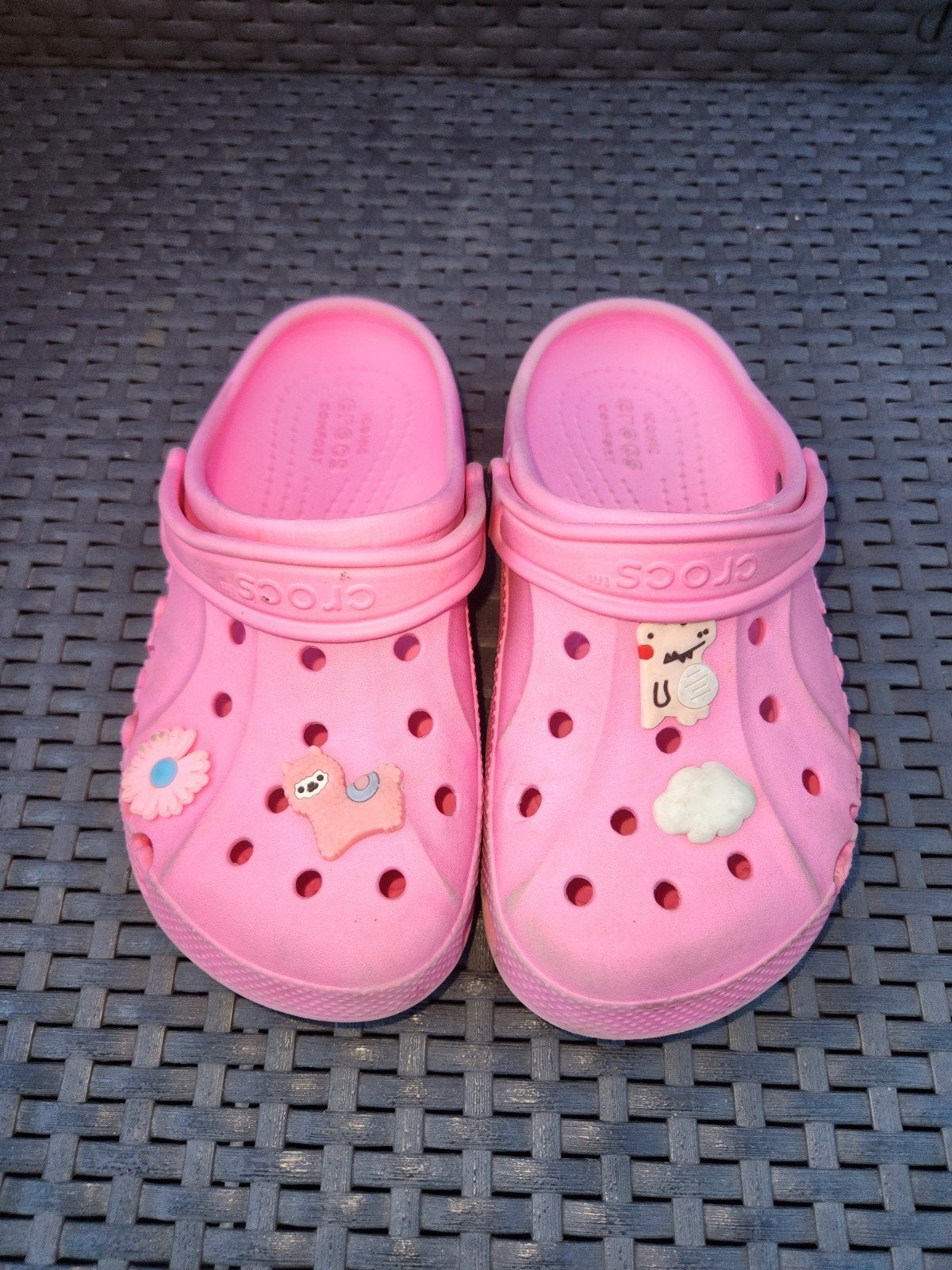 Originele roze Crocs maat 33 voor meisjes, Ophalen of Verzenden, Gebruikt, Crocs, Meisje