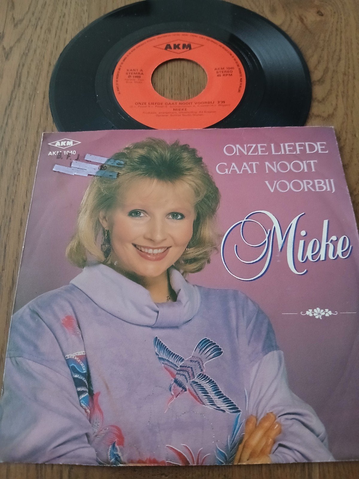 VINYL   MIEKE   1989, Verzenden, Zo goed als nieuw, Overige formaten, Levenslied of Smartlap
