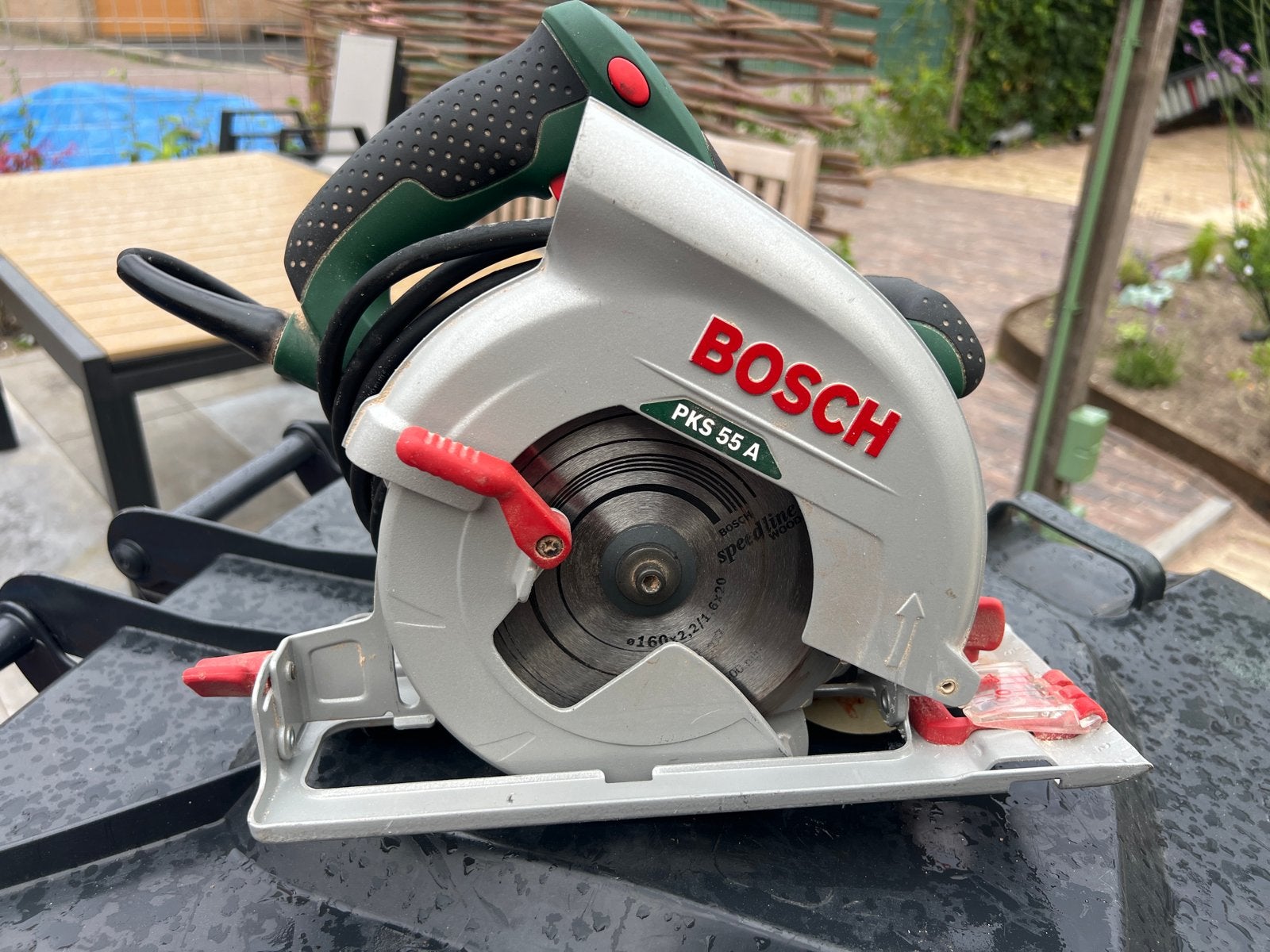Bosch PKS 16 Multi Handcirkelzaag met koffer, Minder dan 30 mm, Cirkelzaag, Ophalen of Verzenden, Zo goed als nieuw