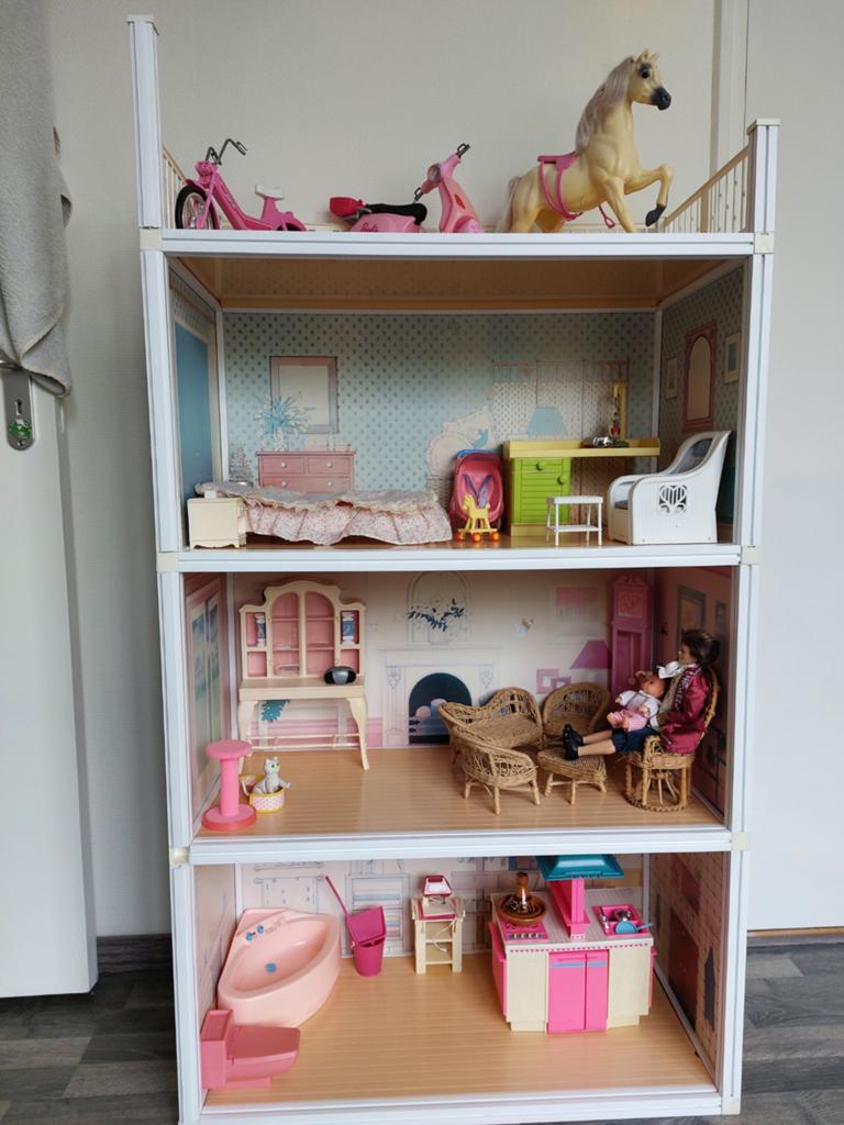 Vintage barbie huis sindy, Ophalen, Gebruikt, Poppenhuis