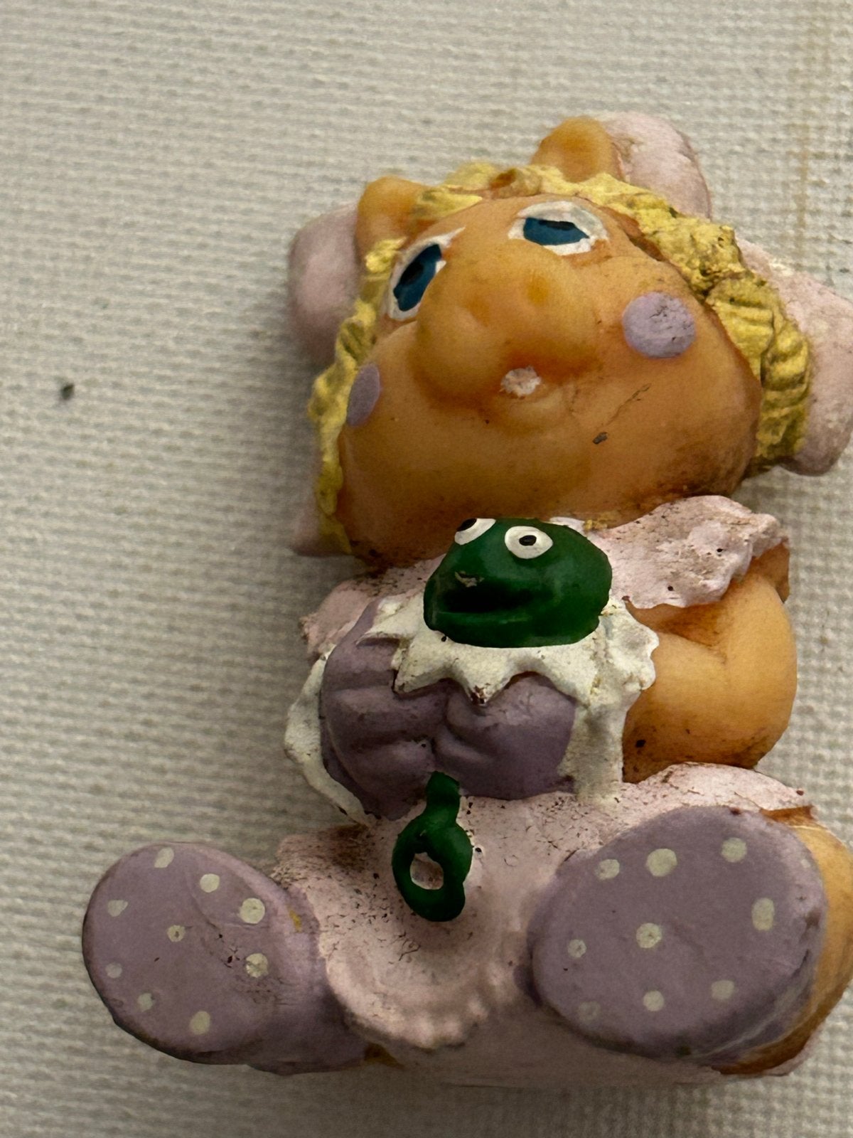 Vintage Cabbage Patch Kids Figuur met Kikker - Jaren '80, Ophalen of Verzenden, Gebruikt