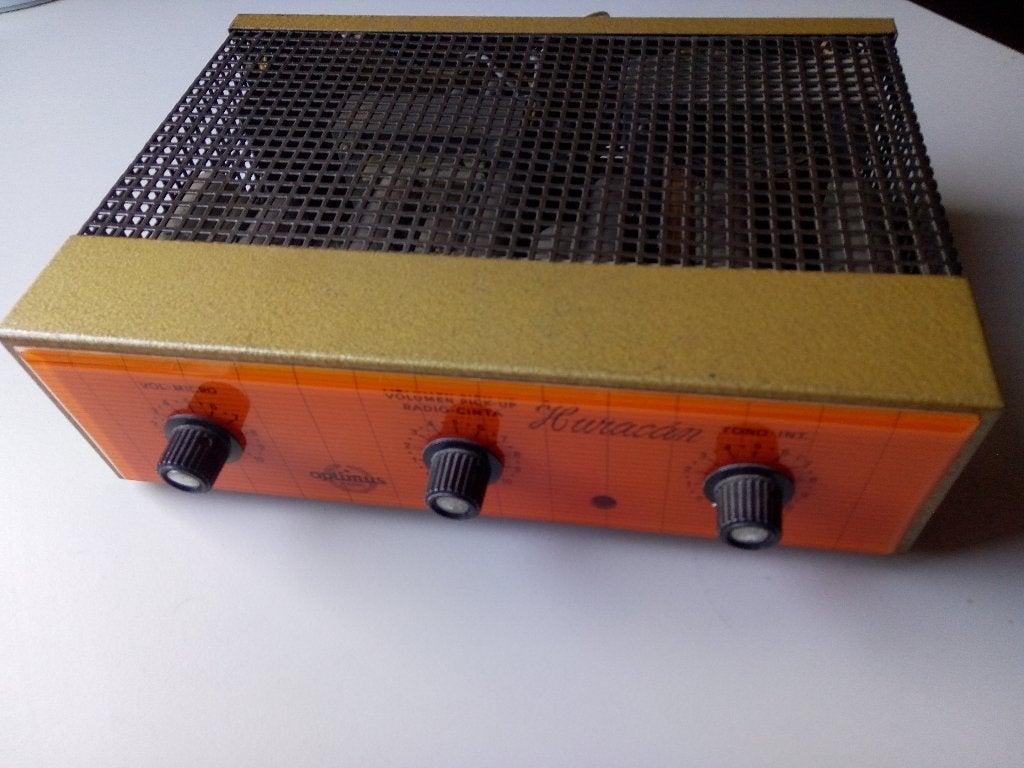Vintage Optimus Huracan 825 versterker 4 * EL84 - ongetest, Audio, Tv en Foto, Buizenversterkers, Verzenden, Versterker