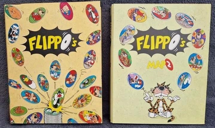 Jeugdsentiment 2 mappen met Flippo's, Verzamelen, Flippo's, Ophalen of Verzenden, Cheetos 24 Game, Verzameling, Met verzamelmap(pen)