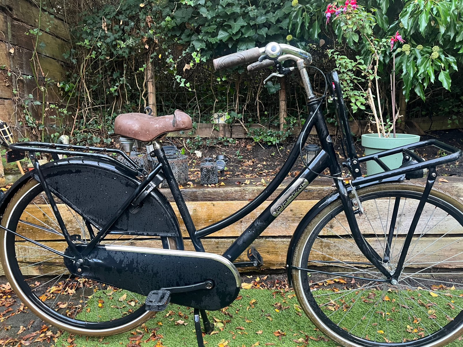 Popal dames/opefiets, Fietsen en Brommers, Ophalen, Zo goed als nieuw, Handrem