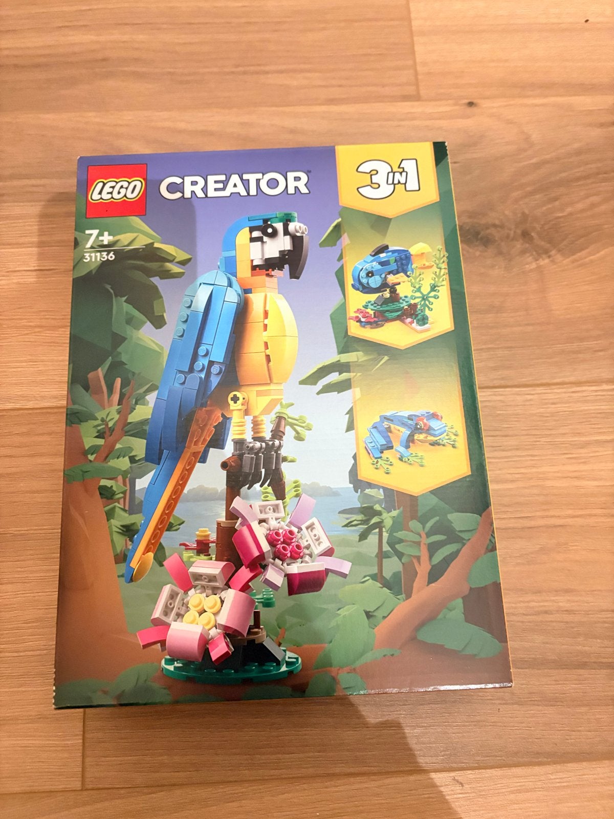 LEGO Creator 31136 Exotische Papegaai 3-in-1 set, Ophalen, Lego, Zo goed als nieuw, Compleet