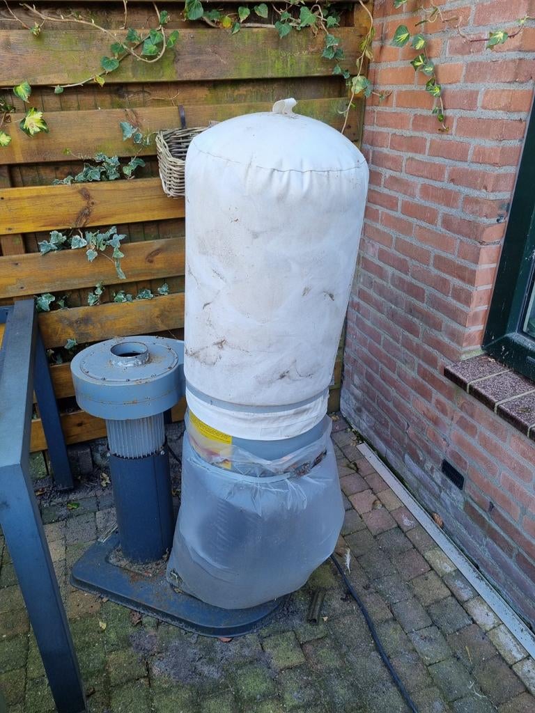 Houtmot afzuiging, Ophalen, Gebruikt, Afzuiger