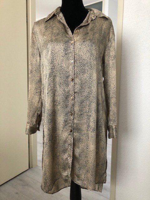 Zara long blouse maat S van, Maat 38/40 (M), Bruin, Zara, Ophalen of Verzenden