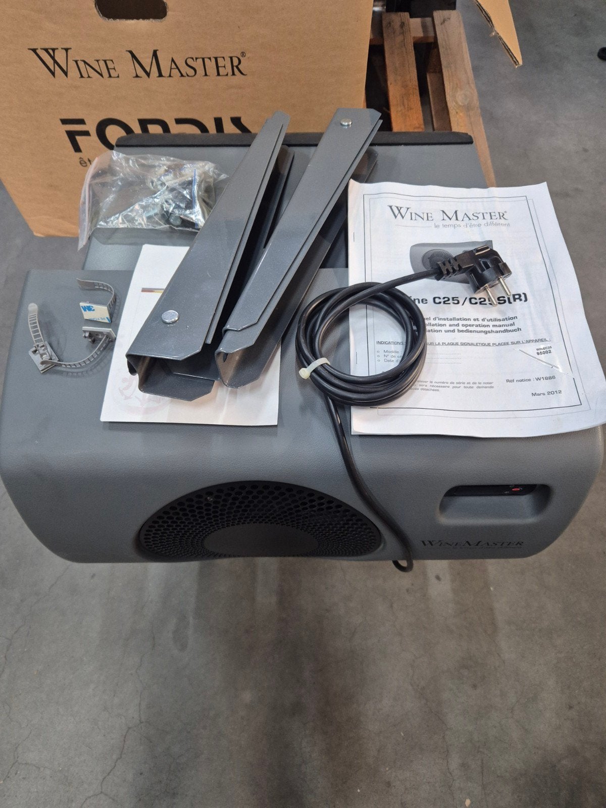 Wijnkelder koeler Winemaster C25 nieuw in doos, Ophalen, Minder dan 60 m³, Nieuw, 3 snelheden of meer