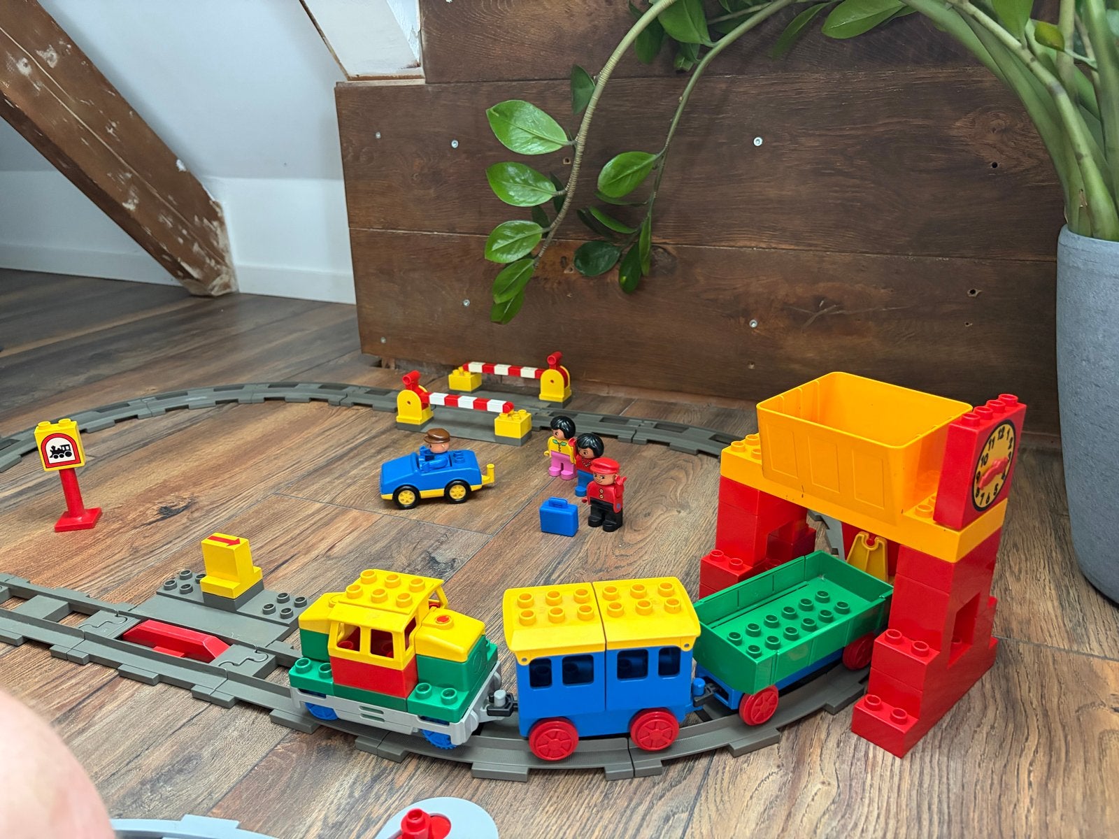 Lego Duplo Treinset met gereviseerde locomotief, Ophalen, Gebruikt, Overige thema's, Duplo