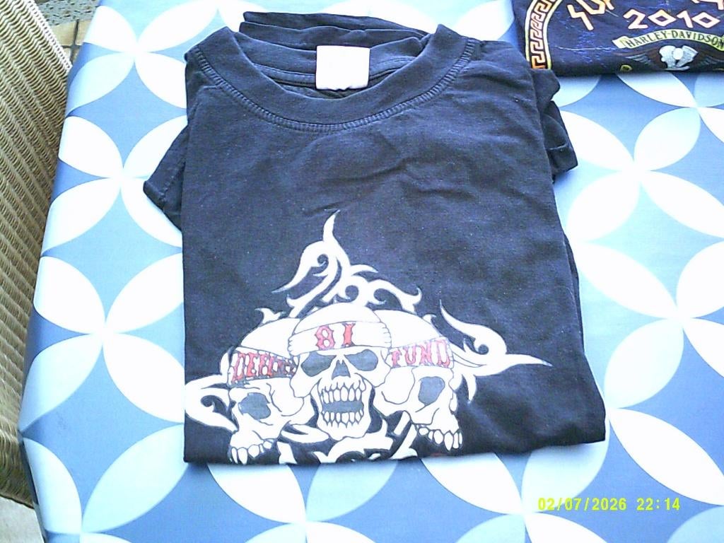 Support (81)  Moto T shirt jaren 90( Antwerpen)Bikers., Kleding | Heren, T-shirts, Zo goed als nieuw, Maat 56/58 (XL), Zwart, Ophalen of Verzenden