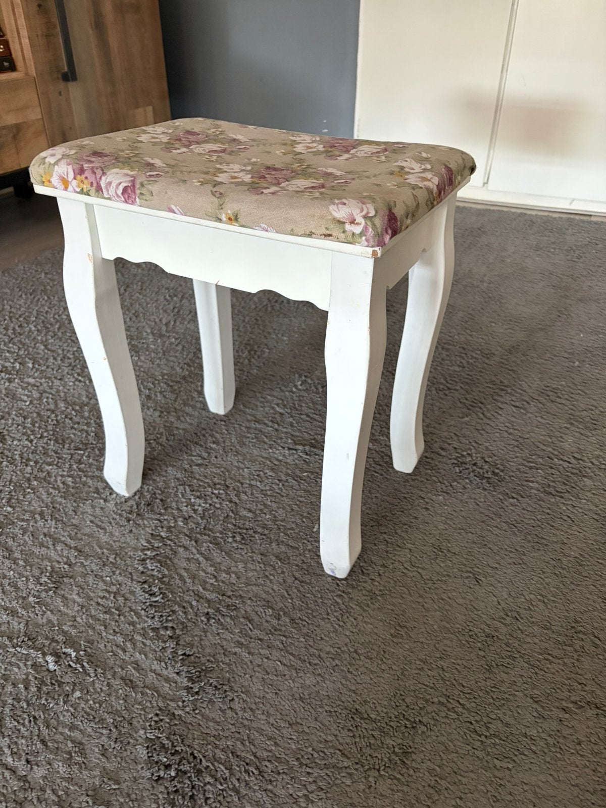 Bijzettafeltje of krukje, Ophalen, Minder dan 45 cm, Minder dan 55 cm, Rond