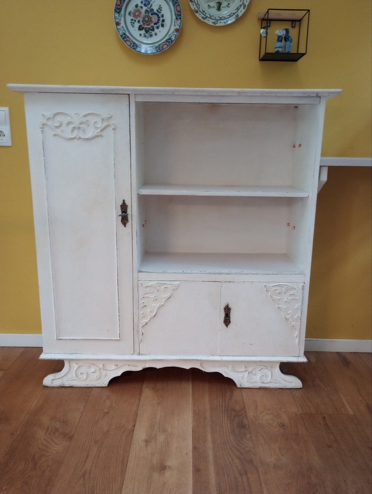 Vintage kastje dressoir hout, Ophalen, Gebruikt, 100 tot 150 cm, Minder dan 150 cm