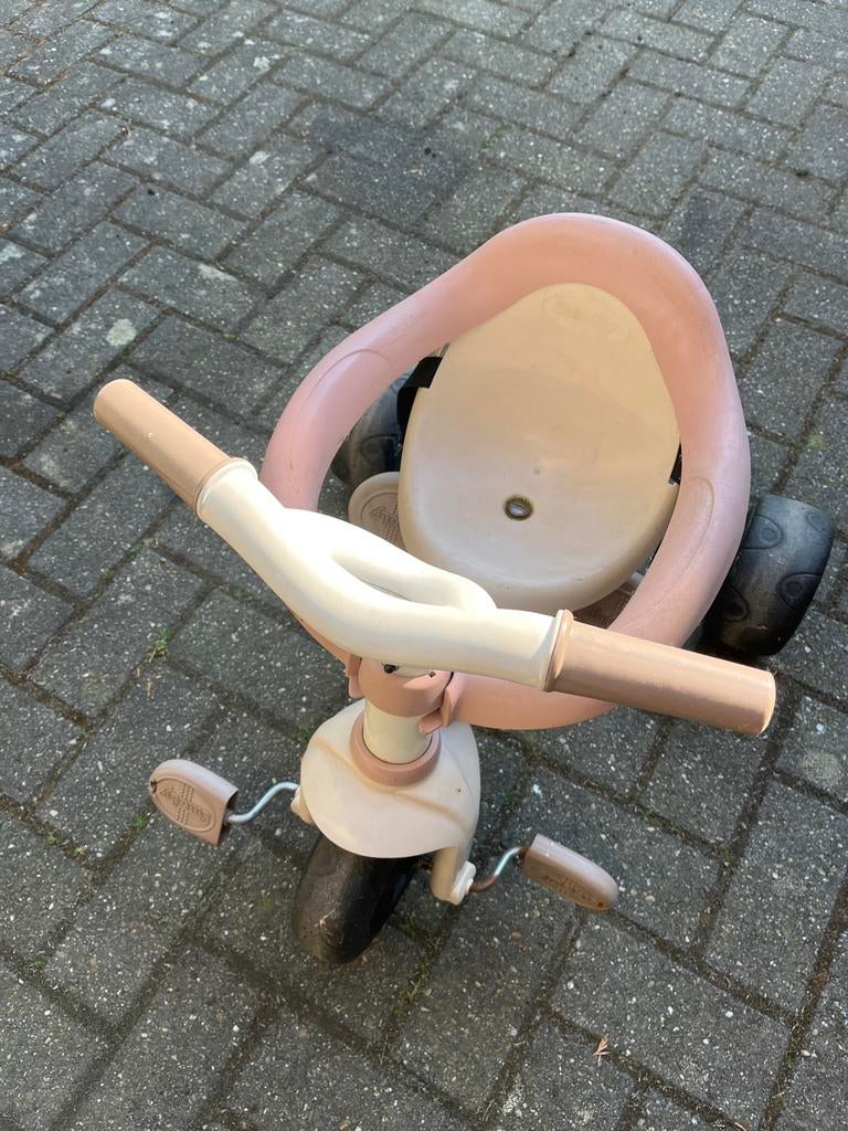 Smoby driewieler - Roze/Beige, Ophalen of Verzenden, Zo goed als nieuw