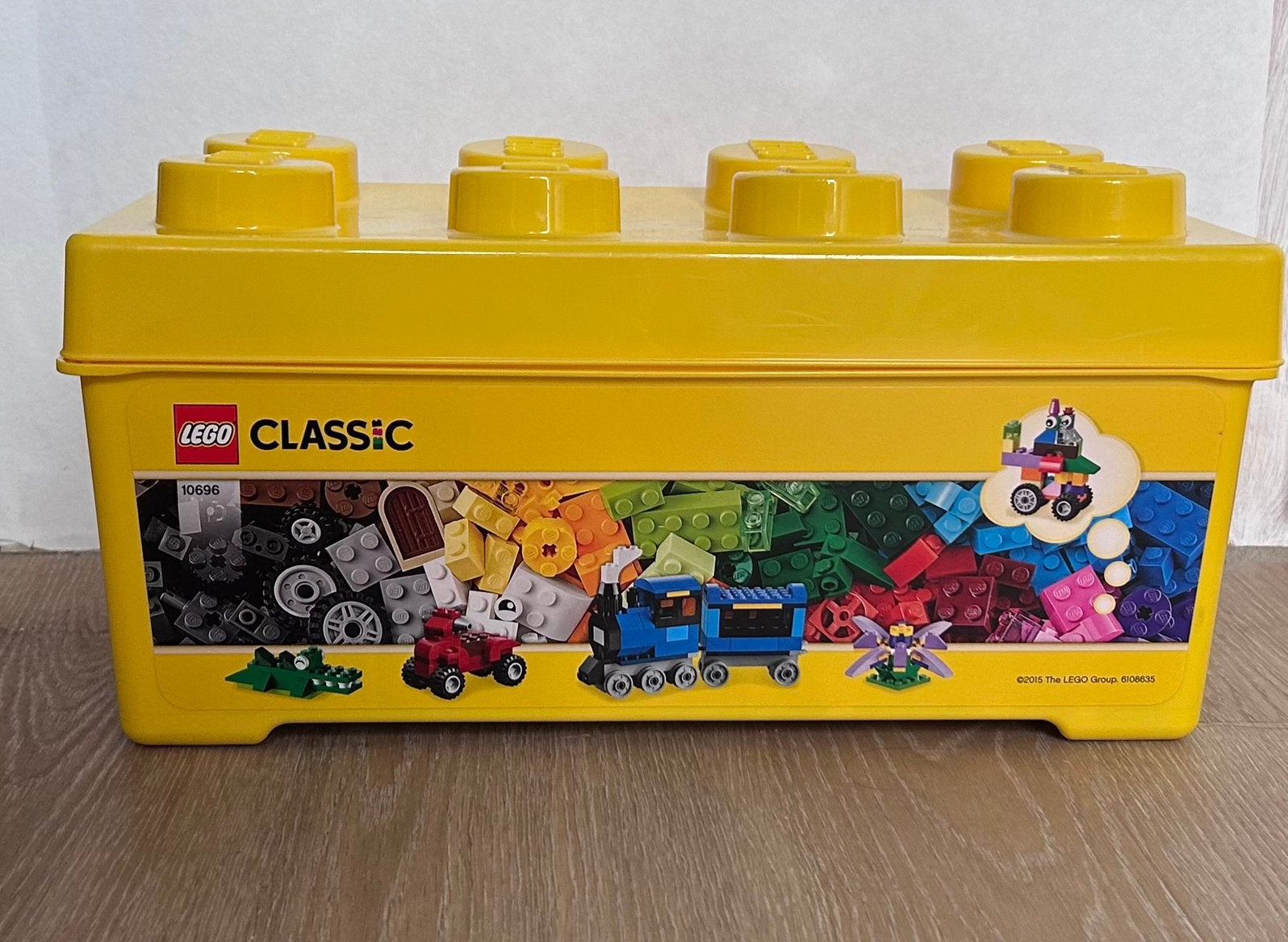LEGO Classic 10696 Creatieve Bouwdoos & 10707 Rode Creatieve, Lego, Ophalen of Verzenden, Zo goed als nieuw, Complete set