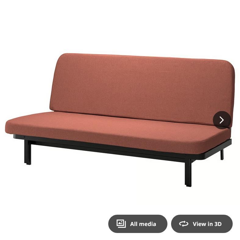 Ikea couch sofa bed, Huis en Inrichting, Banken | Sofa's en Chaises Longues, Ophalen, Tweepersoons, 75 tot 100 cm, Zo goed als nieuw