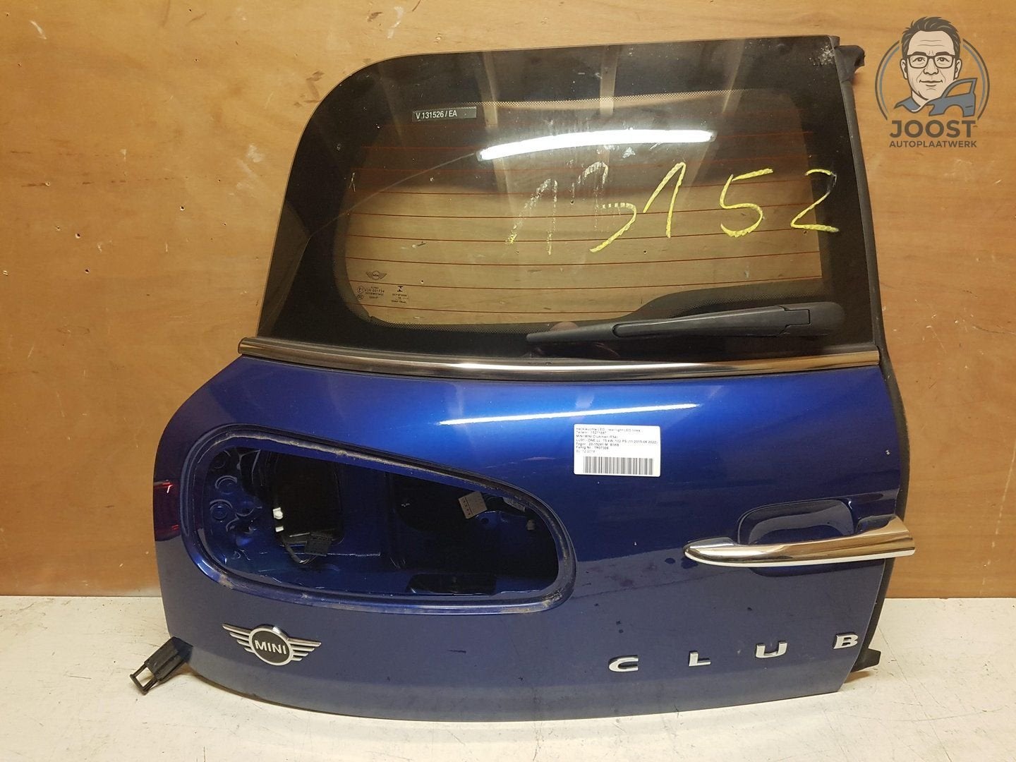 Achterdeur achterklep links Mini Clubman F54 Starlight Blue, Gebruikt, Ophalen of Verzenden, Mini, Achter