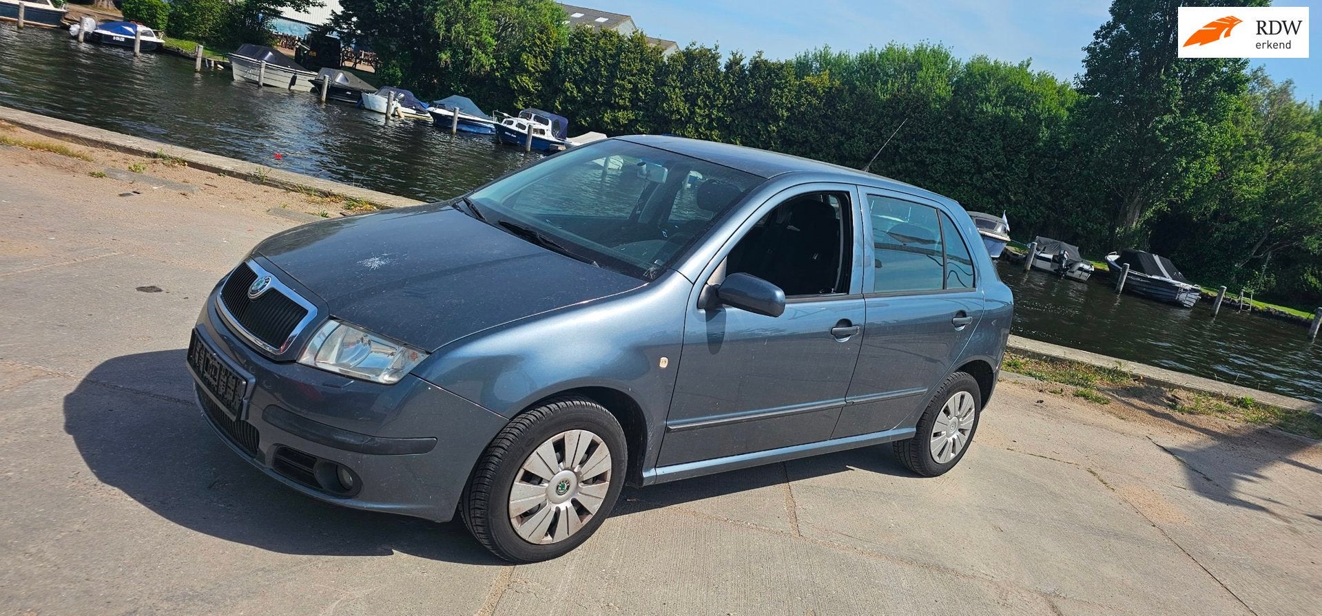 Skoda Fabia 1.9 SDI Elegance airco RIJDT PERFECT PRIJS IS VA, Auto's, Skoda, 450 kg, 4 cilinders, Startonderbreker, Origineel Nederlands