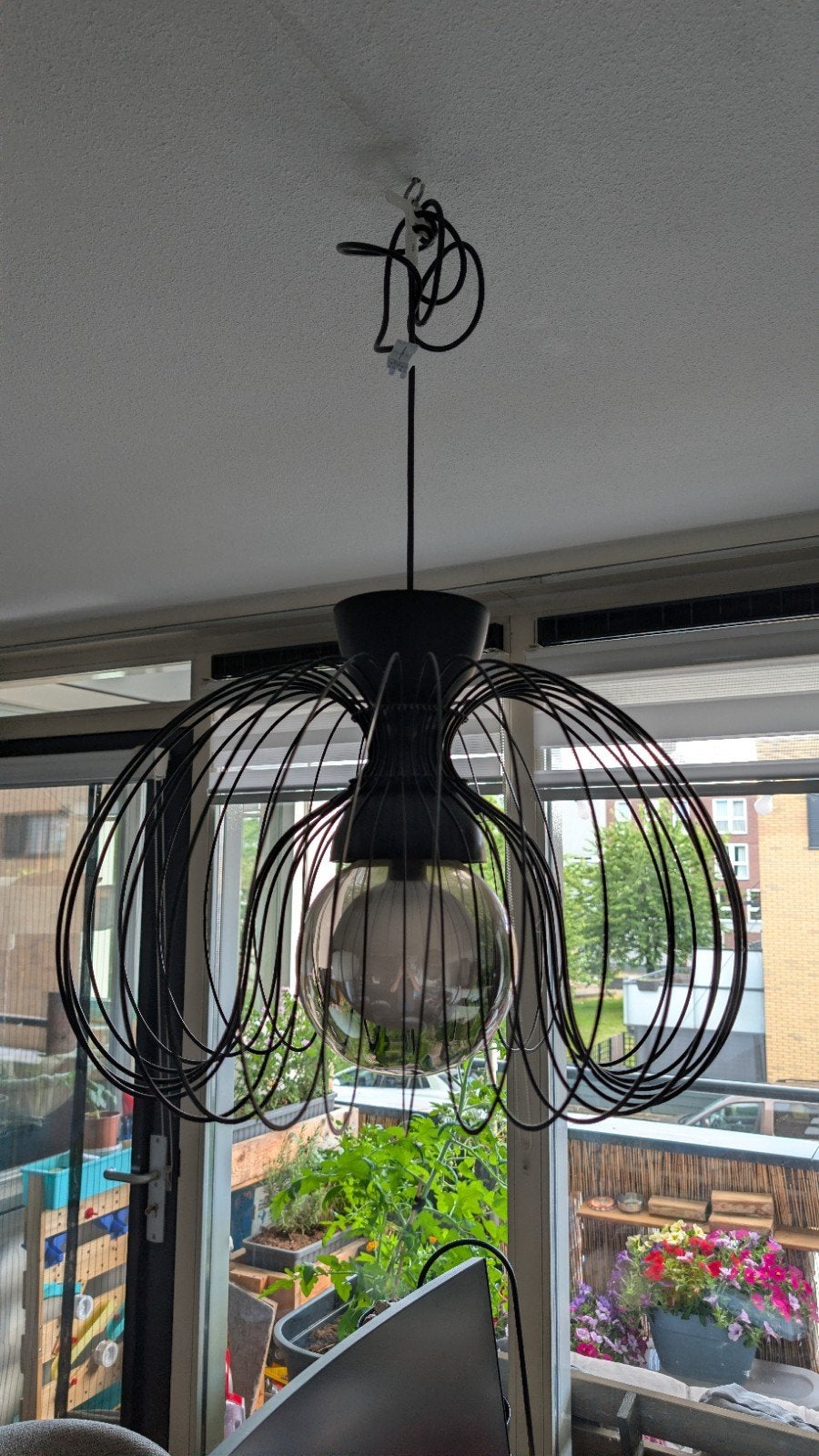 IKEA KALLFRONT / HEMMA Hanglamp – Zwart – Ø 52 cm (Zgan), Ophalen of Verzenden, Zo goed als nieuw, Metaal, Modern, Industrieel