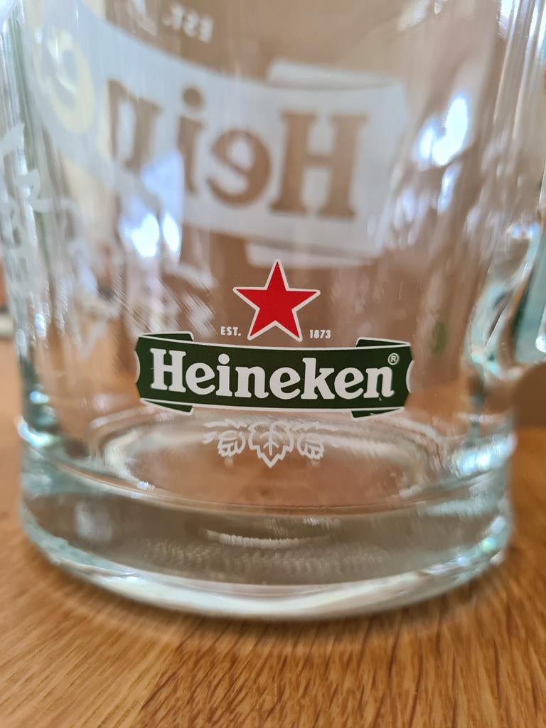 Heineken schenkkan Pitcher M20, Ophalen of Verzenden, Zo goed als nieuw, Glas of Glazen, Heineken