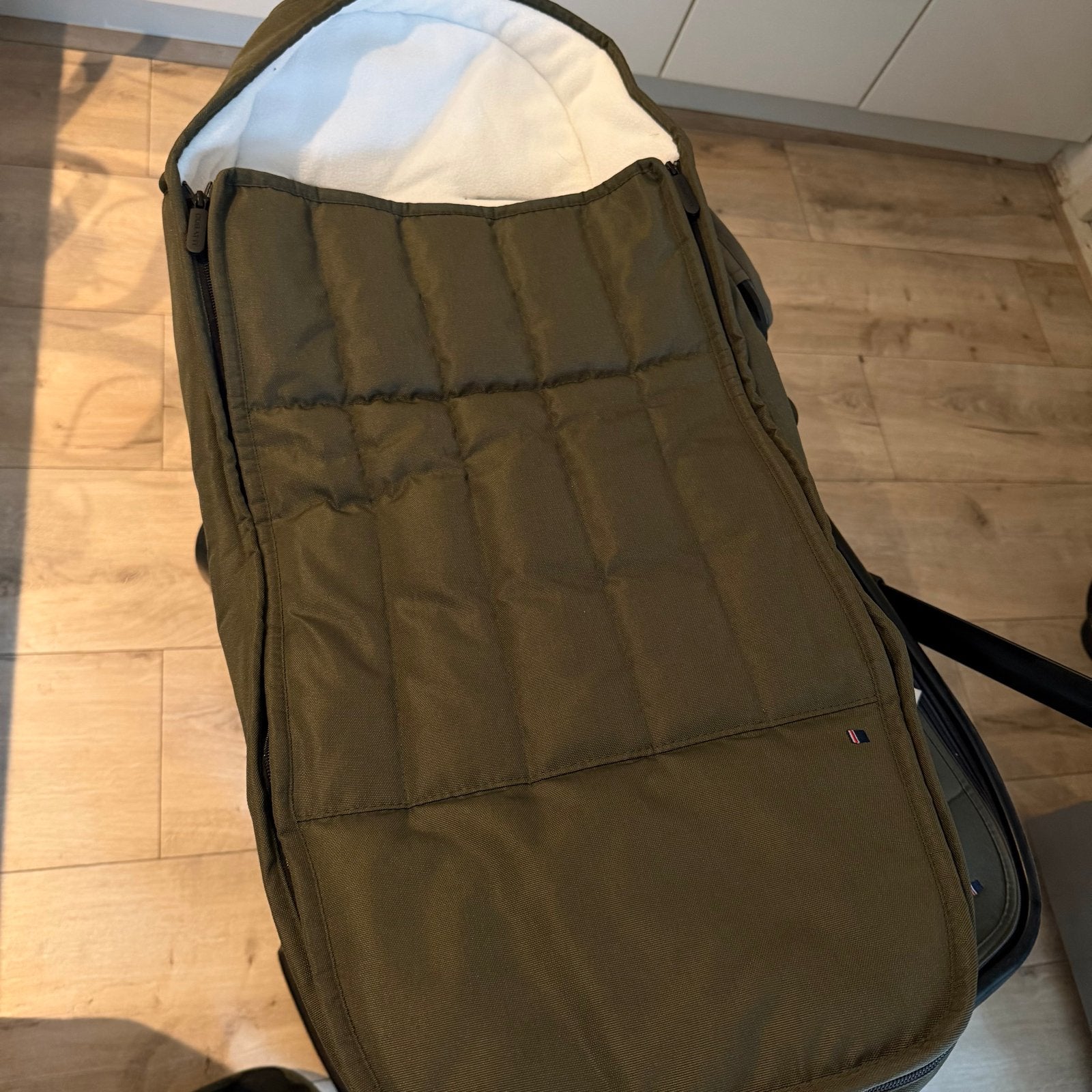 Foto 5 van Dubatti One E3 Cognac Army Green kinderwagen met accessoires