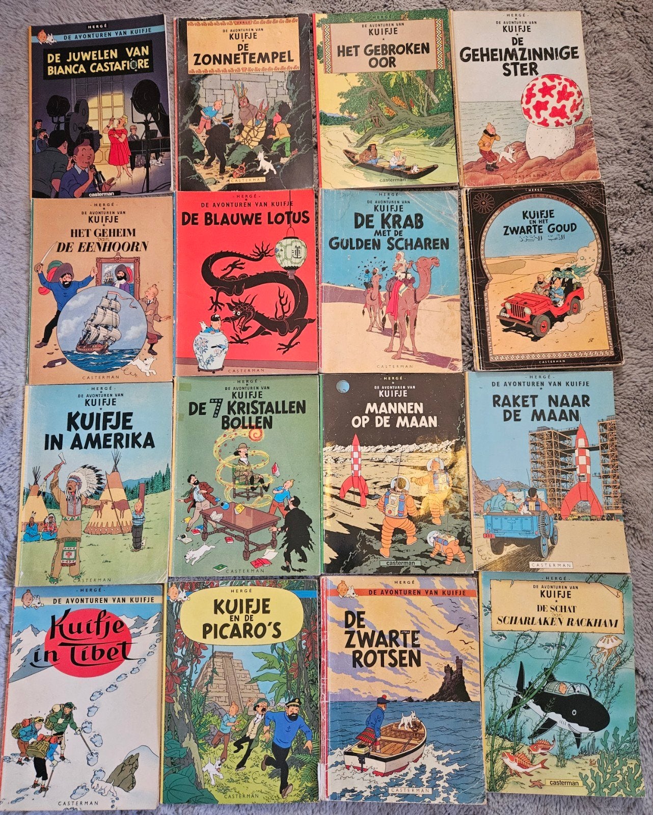 23 Kuifje boeken – 20 klassieke albums + 3 speciale uitgaven, Meerdere stripboeken, Ophalen of Verzenden, Gelezen