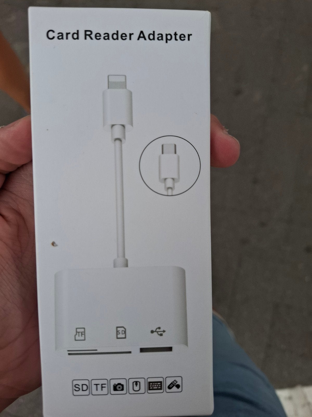 Card Reader Adapter voor iPhone - SD/TF Kaartlezer, Computers en Software, Geheugenkaartlezers, Nieuw, Ophalen of Verzenden