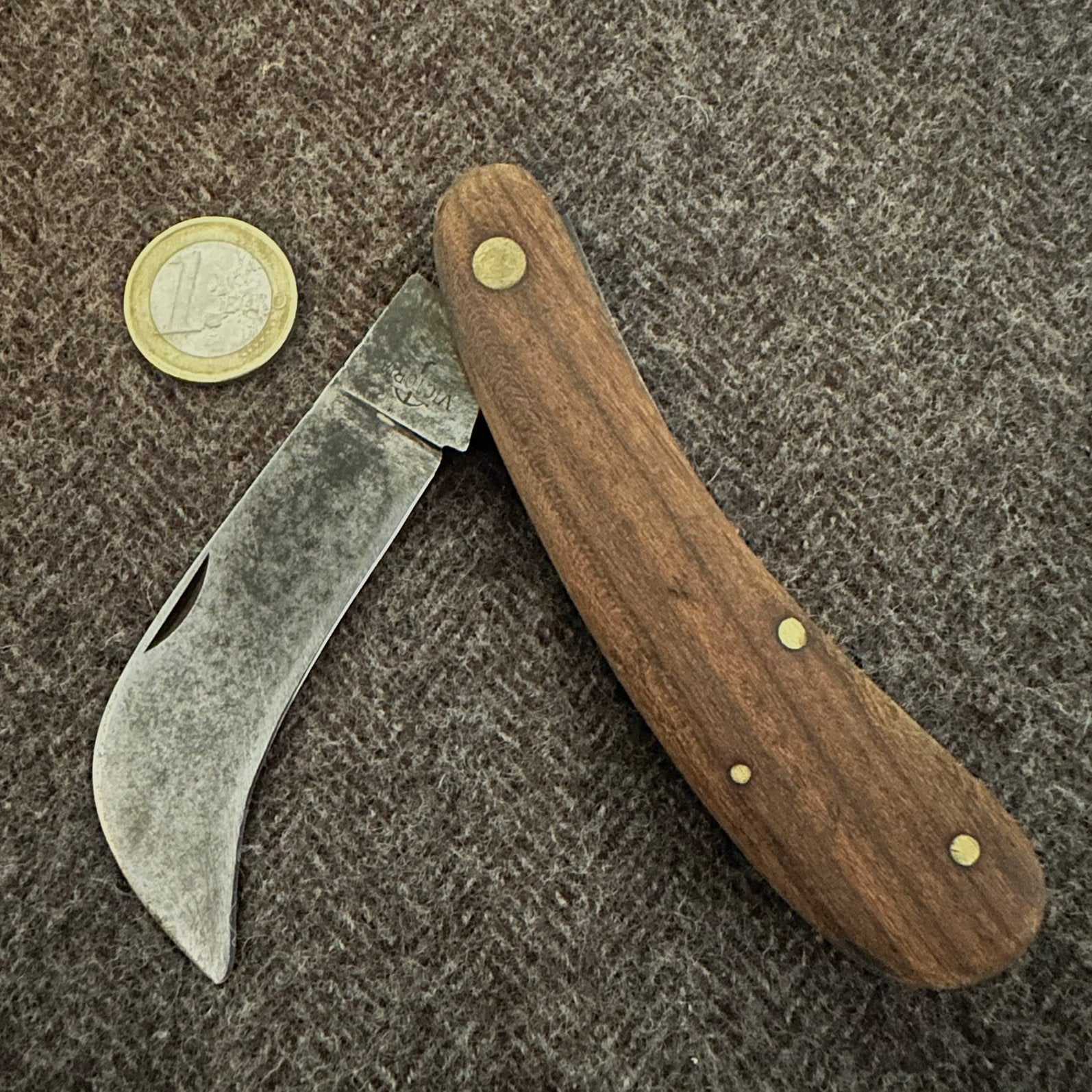 Tuinmes Victoria/ Victorinox Zakmes Snoeimes, Verzenden, Gebruikt, Overige soorten