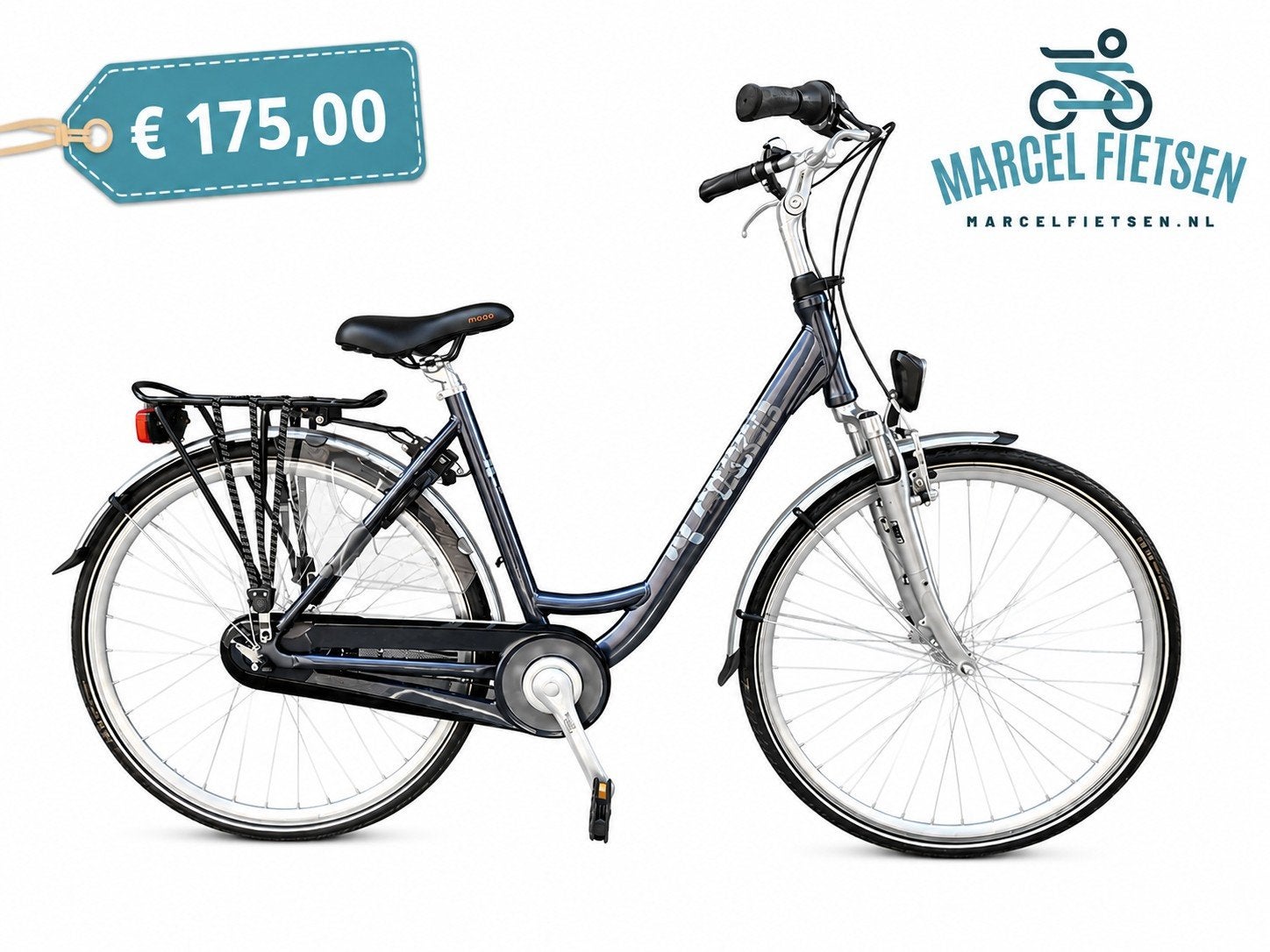 Nette Bikkel damesfiets. Fiets met  7 versnellingen, Versnellingen, Marcel Fietsen, Zo goed als nieuw, Stationsweg 24 Bedum