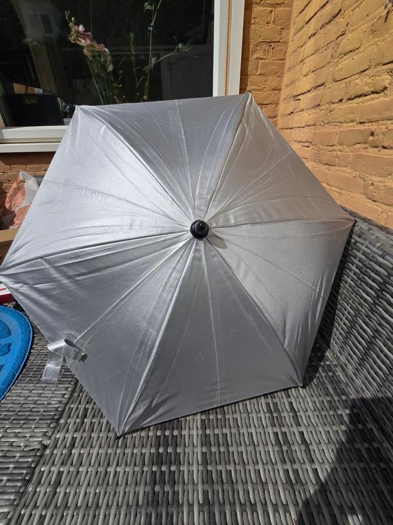 Universele UV-werende babyparasol zilverkleurig - Nieuw!, Ophalen, Nieuw