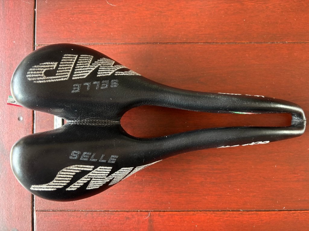 Selle SMP Lite 209 Zadel Leer Race/MTB - Gebruikt, Fietsen en Brommers, Gebruikt, Leer, Verzenden, Selle SMP