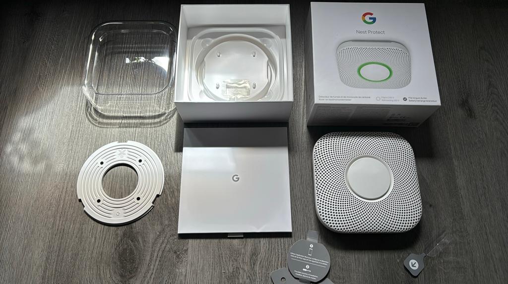 Google nest protect V2 batterij rook & koolmonoxide melder, Ophalen of Verzenden, Zo goed als nieuw