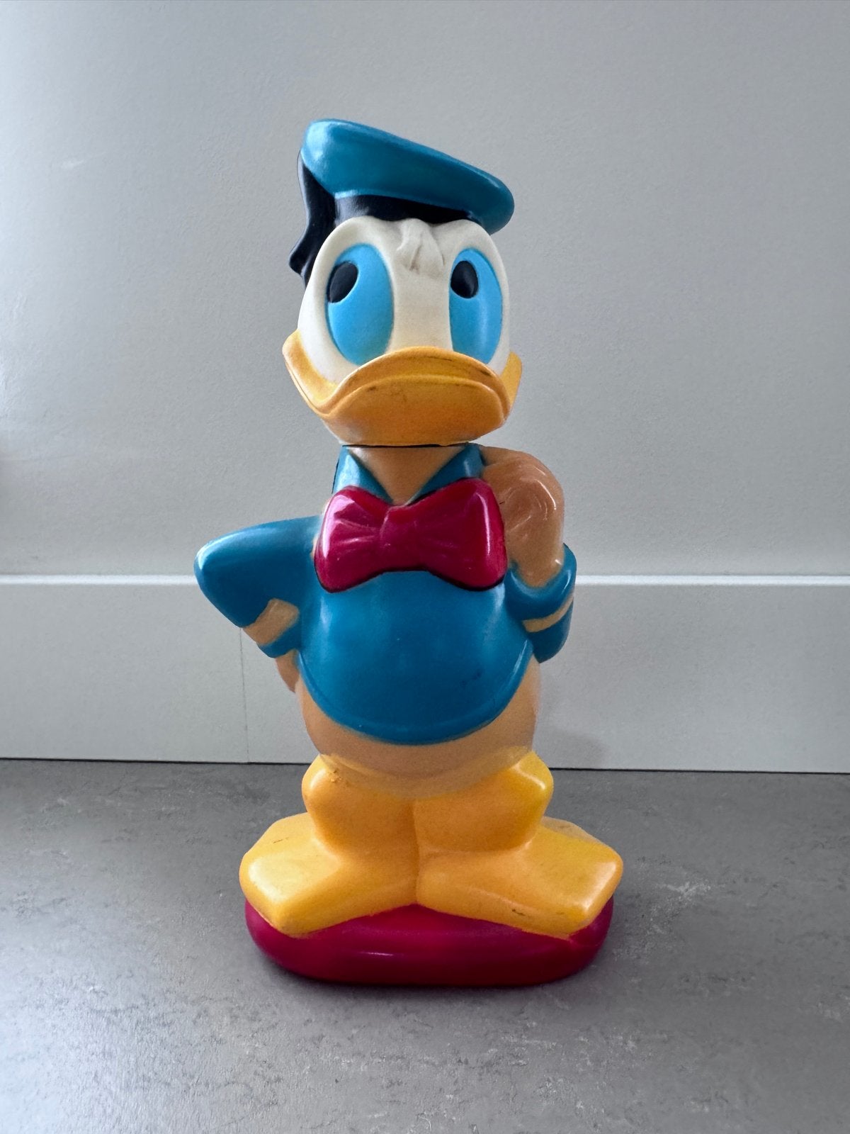 Vintage Donald Duck badschuim Fles Jaren '70/'80, Ophalen of Verzenden, Donald Duck, Gebruikt, Overige typen