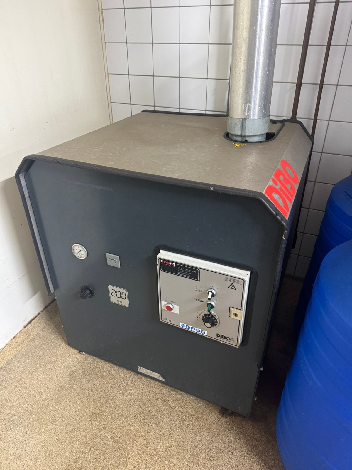 Dibo SBH-G hogedrukreiniger 200 bar (verwarming kapot), Ophalen, Gebruikt