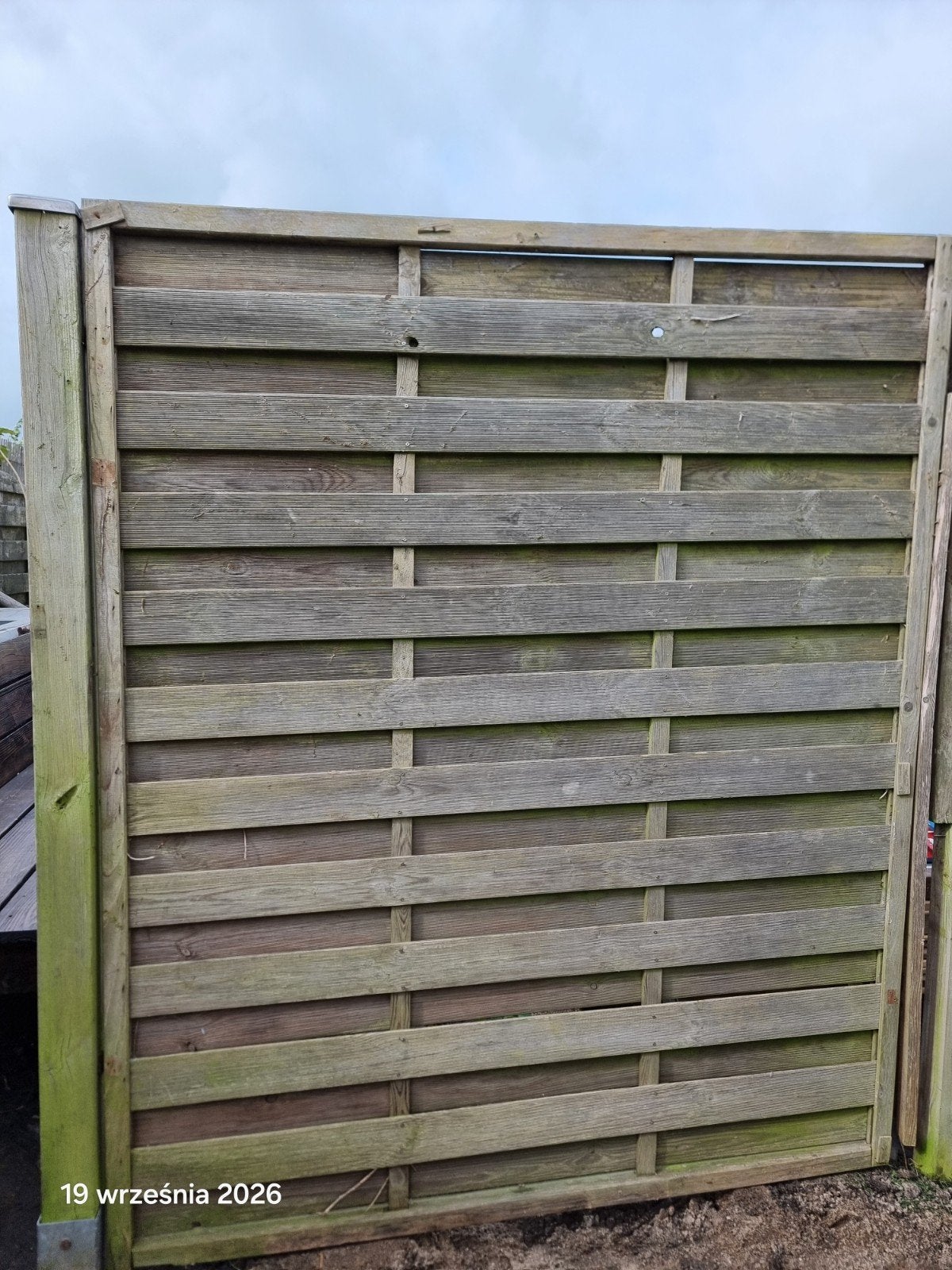 GRTIS Houten tuinscherm 180x150 cm, Tuin en Terras, Ophalen, Gebruikt, 100 tot 150 cm, 150 tot 200 cm