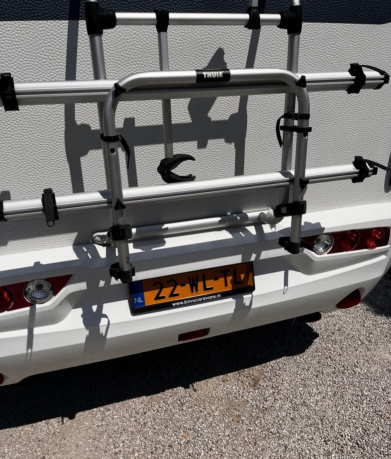 Thule fietsendrager voor camper of caravan, Ophalen, Gebruikt
