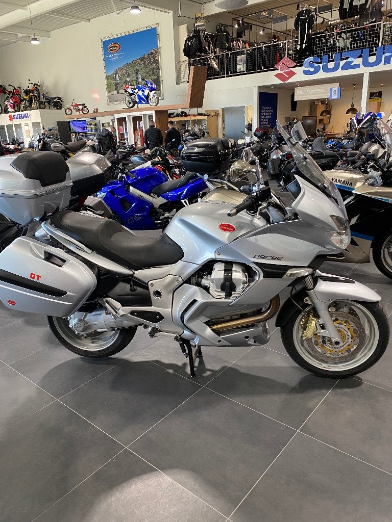MOTO Guzzi 1200 Norge 2010, Motoren, 1150 cc, 2 cilinders, LED Verlichting, Occasion