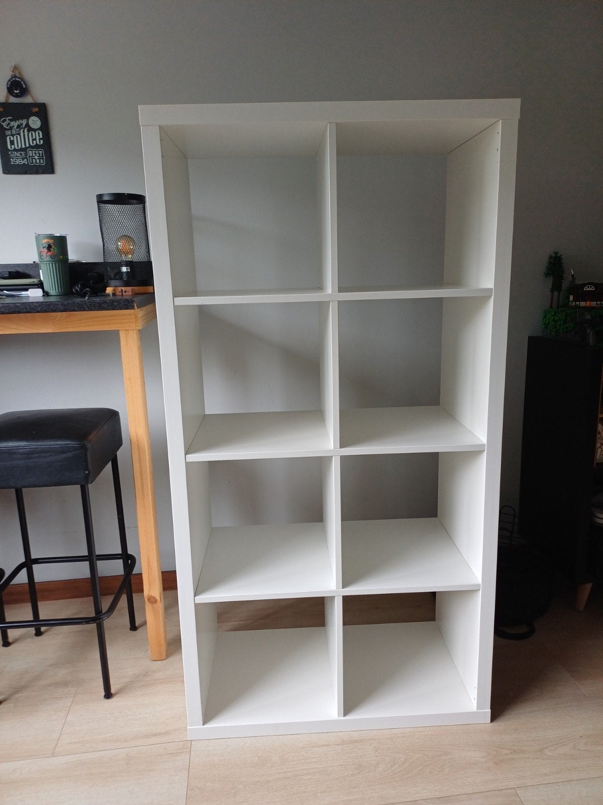 Ikea kallax vakkenkast 4x2  Wit, Ophalen, Met plank(en), Gebruikt, Modern, Scandinavisch