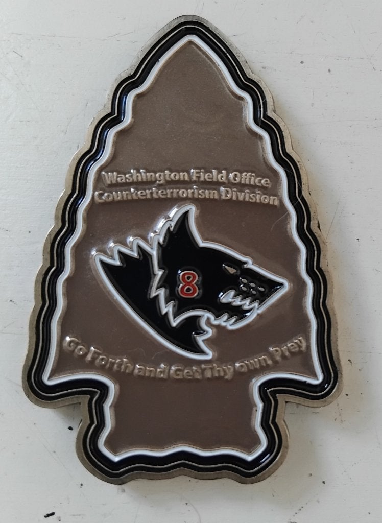 Rare FBI WFO Counterterrorism Division Challenge Coin, Verzenden, Buitenland, Munten