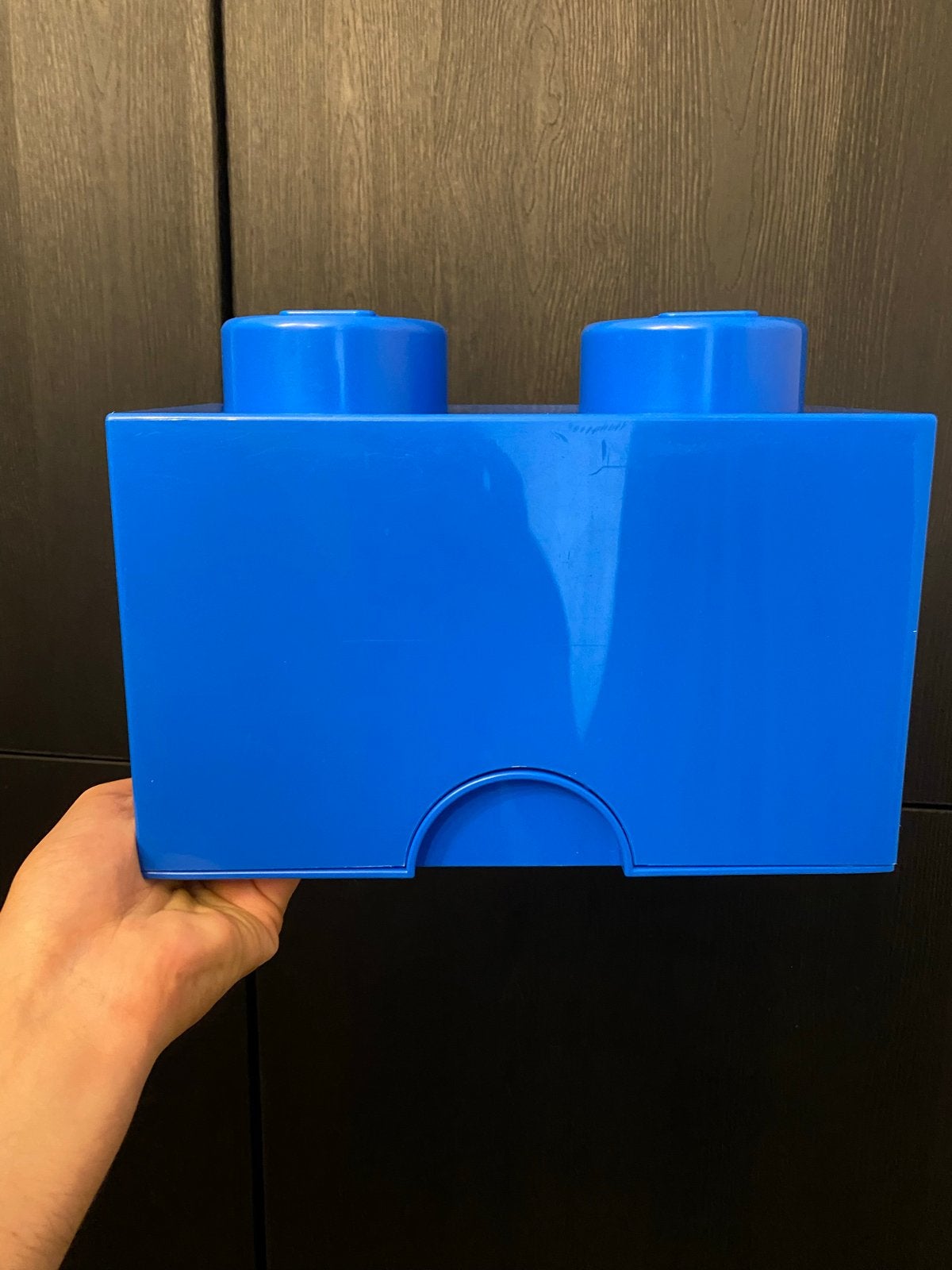 Lego opbergdoos blauw - Ideaal voor Kallax of bureau, Ophalen of Verzenden, Gebruikt, Accessoire, Lego