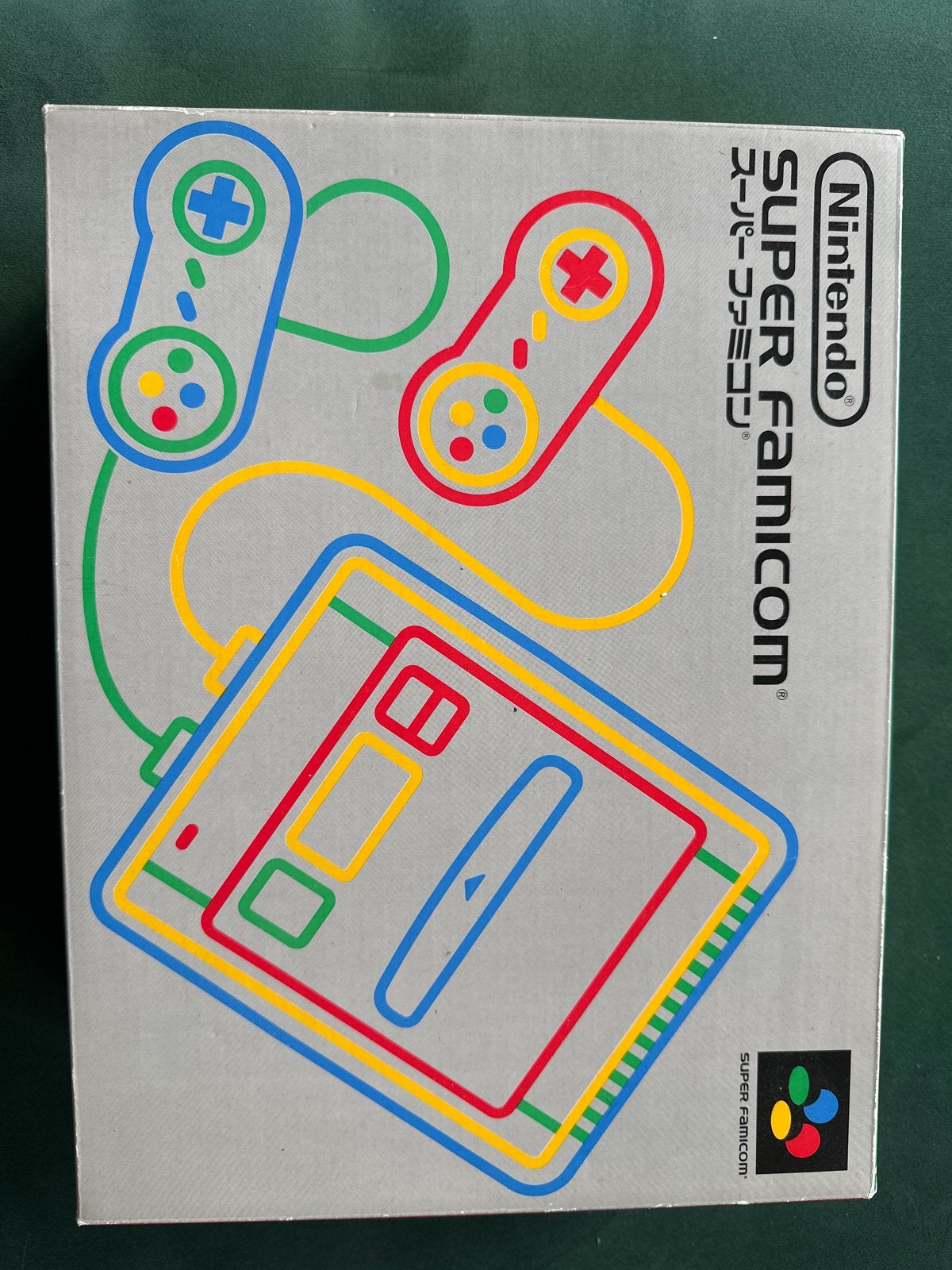 Nintendo Super Famicom (Japanse SNES) Compleet in Doos, Spelcomputers en Games, Ophalen of Verzenden, Gebruikt, Met 2 controllers