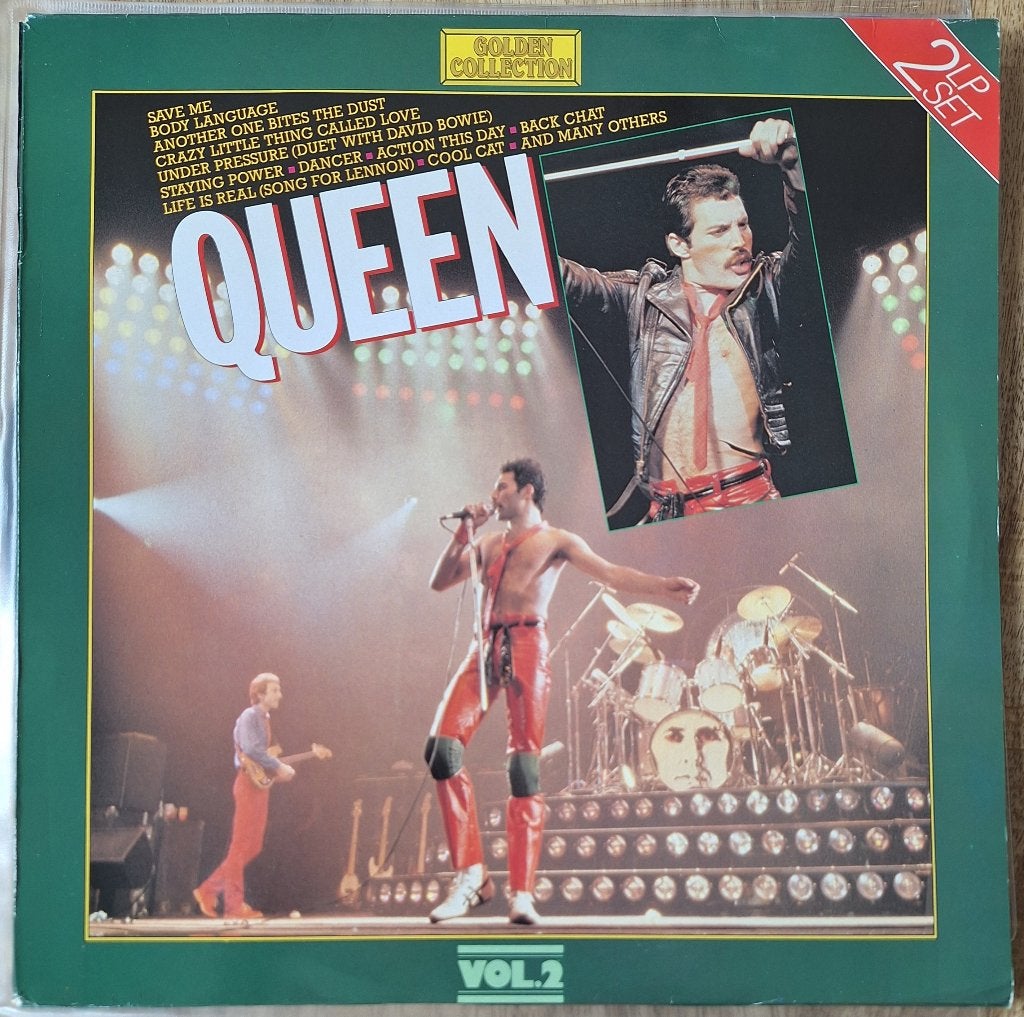 Queen Golden Collection 2LP, 1980 - 1989, Ophalen of Verzenden, Zo goed als nieuw, Fotohoes